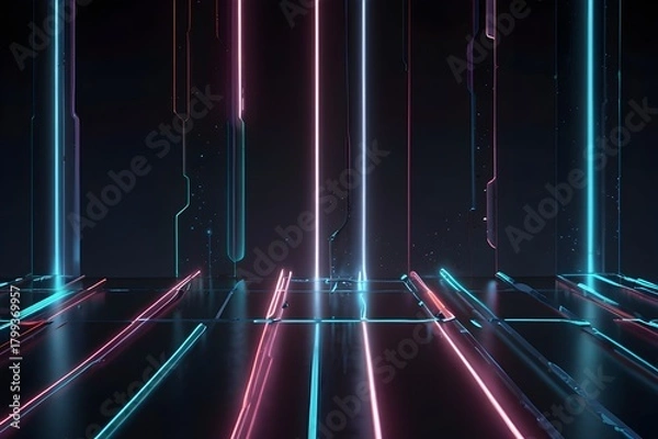 Obraz abstract light background Generative Ai