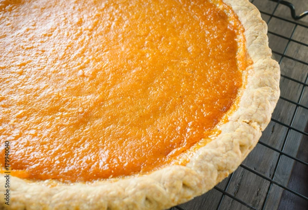 Obraz Sweet Potato Pie Background