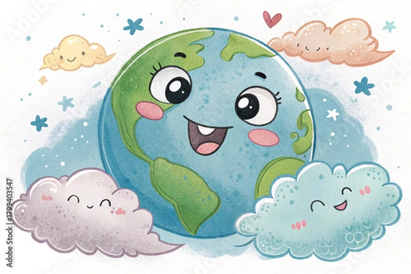 Fototapeta planet earth in space