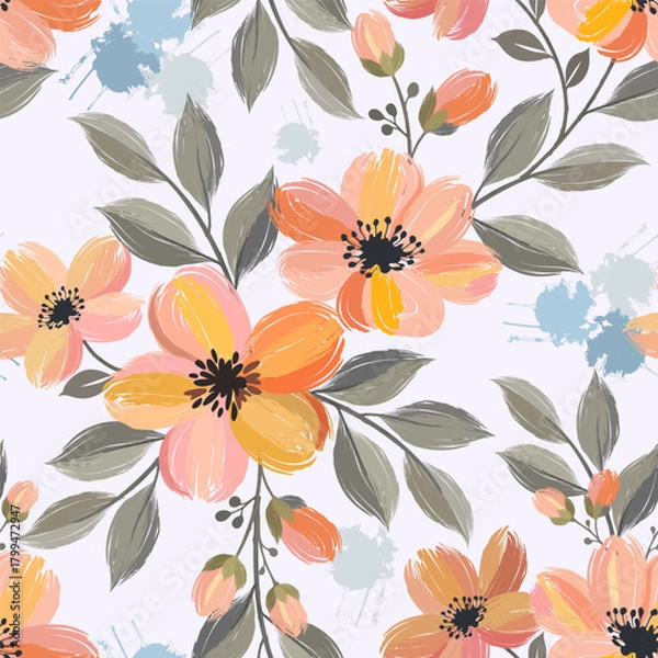 Obraz Flowers pattern1605
