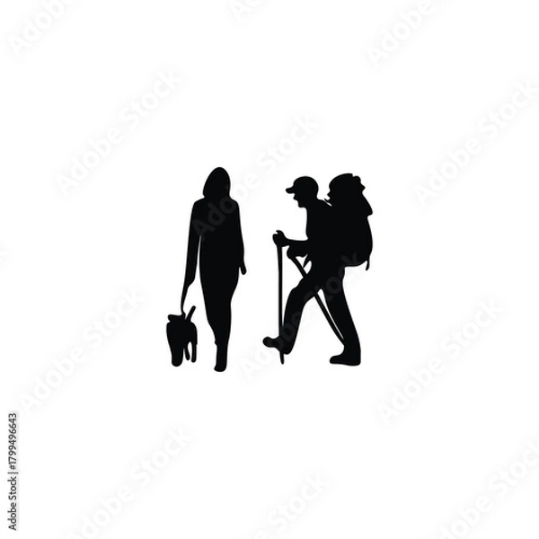 Obraz People silhouette