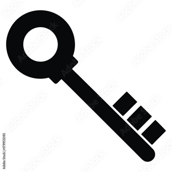 Obraz key vector icon