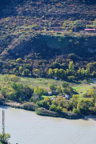 Obraz Pamoramic view from Jvari Monastery.