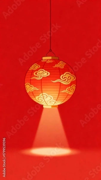 Obraz A traditional red pa