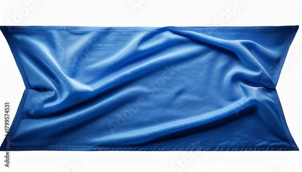 Obraz Blue Flag Isolated On Transparent Background