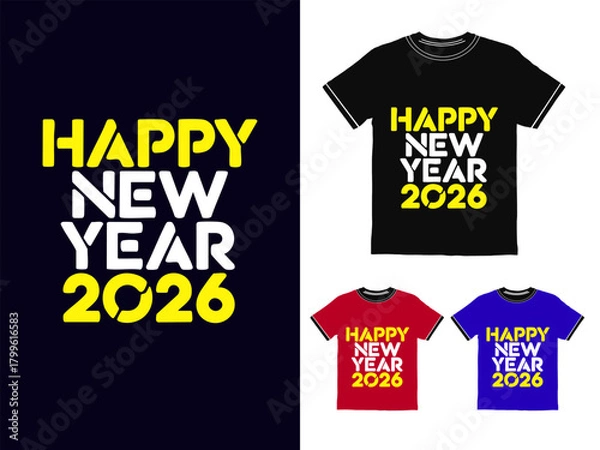 Fototapeta T-shirt design concept vector illustration template for casual apparel