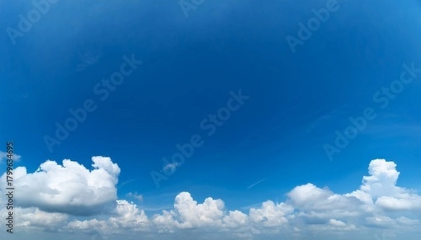 Fototapeta Blue Sky White Clouds Background