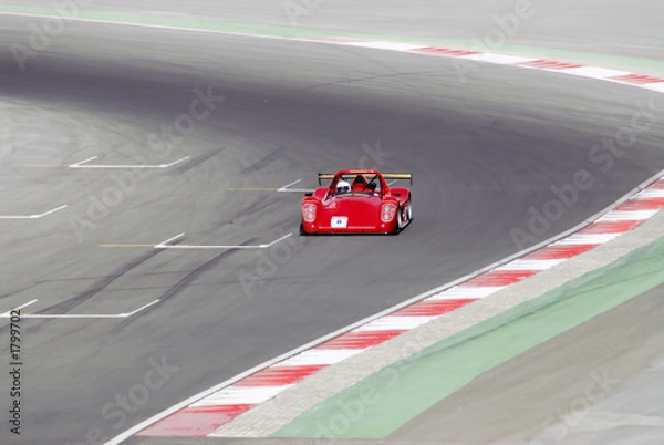 Obraz red racing car