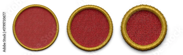 Obraz embroidery shapes for background