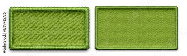 Obraz Embroidery shapes. Embroidery Background