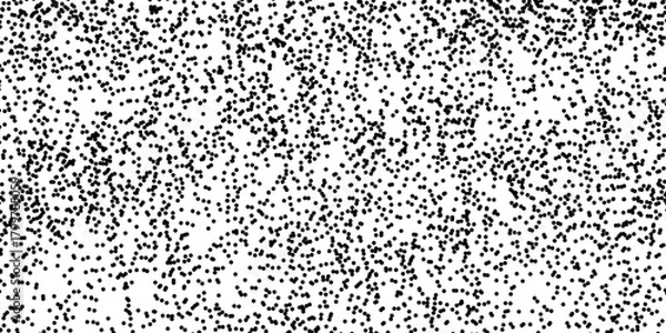 Fototapeta Background with monochrome dotted texture. Polka dot pattern template vector dots pattern