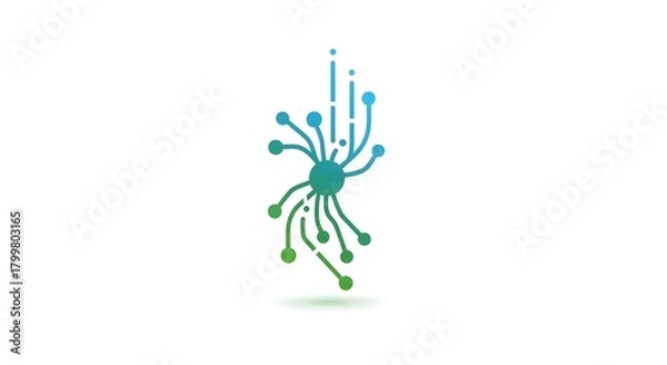 Fototapeta Abstract Technology Connection Graphic