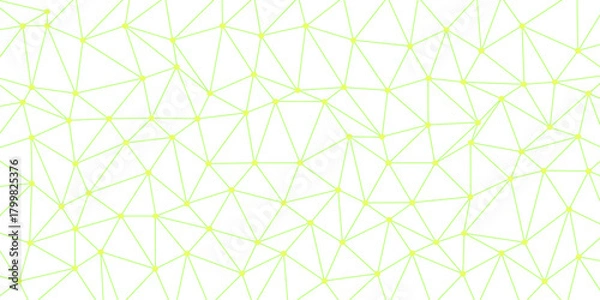 Fototapeta Abstract digital network with interconnected blue nodes and lines on a clean white surface. Network technology background with dots and lines for desktop. BLUE and white geometric background