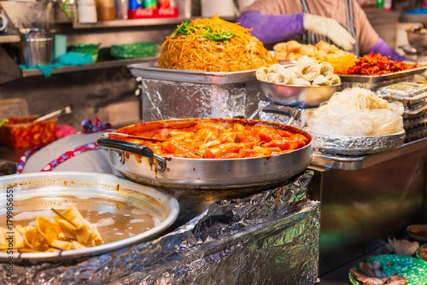 Obraz ソウル　広蔵市場　トッポギ