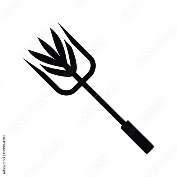 Obraz Icon of Crop Tool Illustration