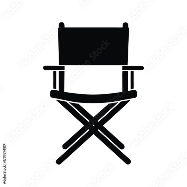 Obraz Icon of Director Chair Graphic