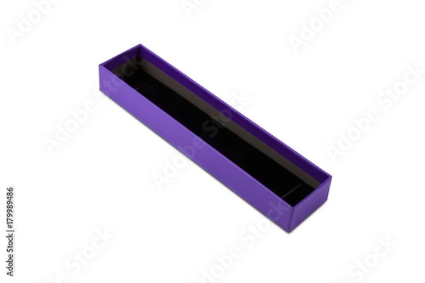 Fototapeta empty gift box isolated on white background