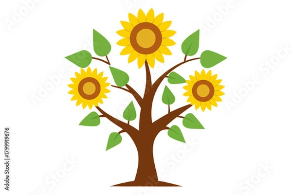 Fototapeta Sunflower Tree
