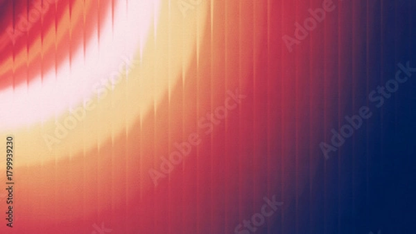 Fototapeta Gradient of warm sunset colors blending into cool blue tones, creating a dynamic and visually appealing abstract backdrop, perfect for adding depth and interest to any project, evokes peace