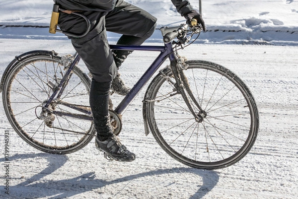 Obraz snow_cyclist
