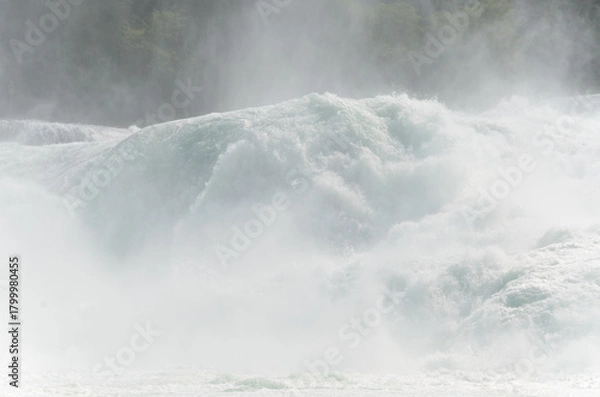 Obraz Powerful White Water Waterfall Dramatic Mist