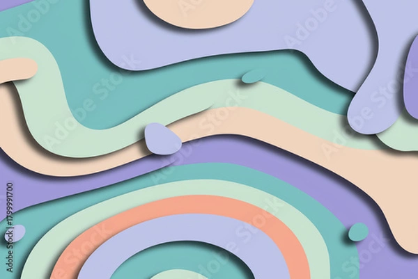 Obraz Nebula Glow Ripple Abstract Background