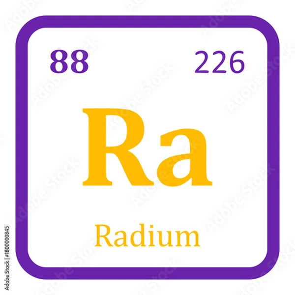 Fototapeta Radium Icon