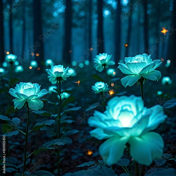 Fototapeta flowers and butterfly