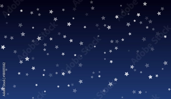 Obraz Night starry sky. Vector background.