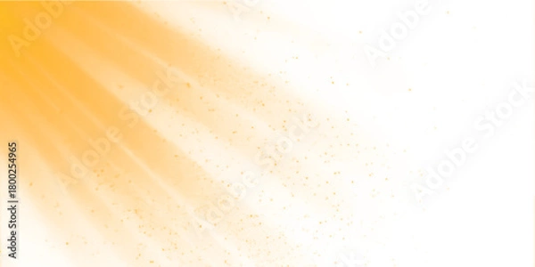 Fototapeta Abstract orange light beam background sunburst effect wallpaper design element resource