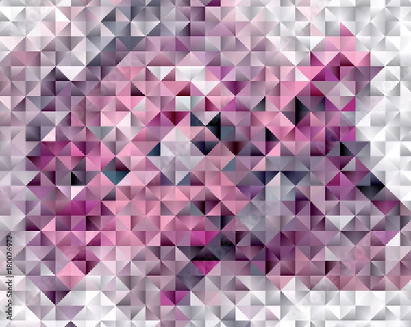 Fototapeta Low poly mosaic background. 