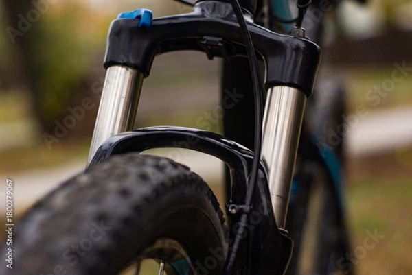 Obraz bicycle shock absorber