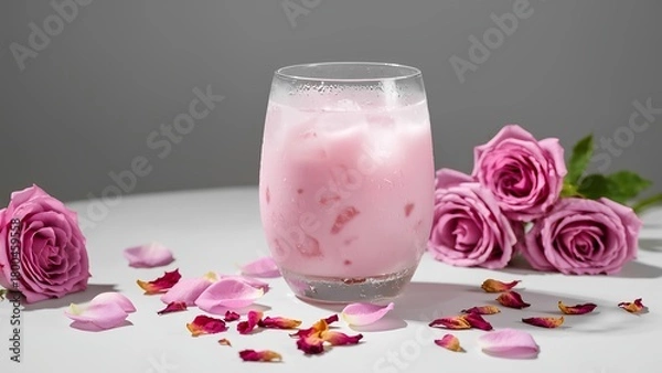 Obraz rose milk tea