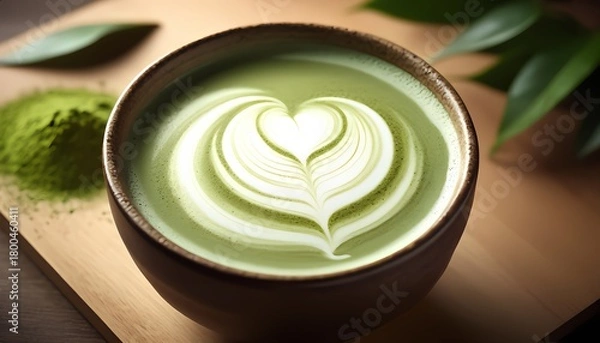 Obraz matcha latte