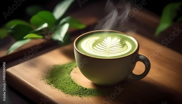 Obraz matcha latte