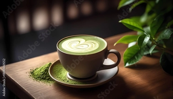 Obraz matcha latte