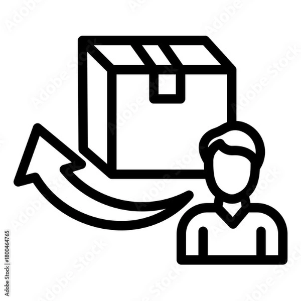 Fototapeta Product Return Icon