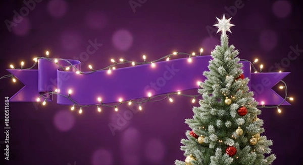 Obraz christmas tree and decorations