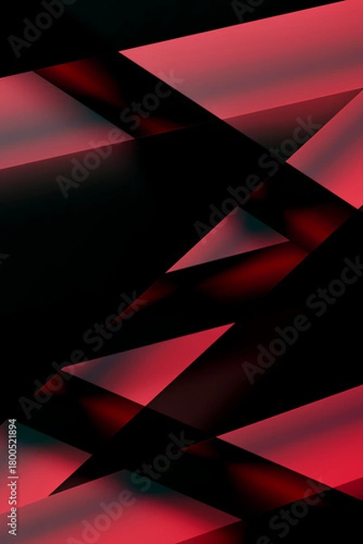 Obraz abstract background with triangles and lights