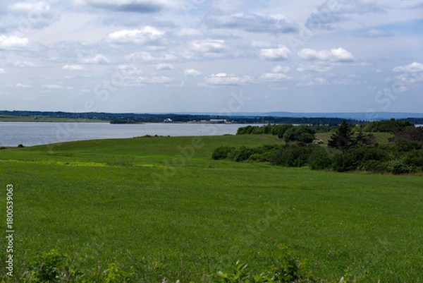 Fototapeta Nova Scotia - Barrio's Beach near Tracadie