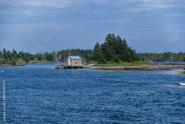 Fototapeta Nova Scotia - Blue Rocks, Lunenburg