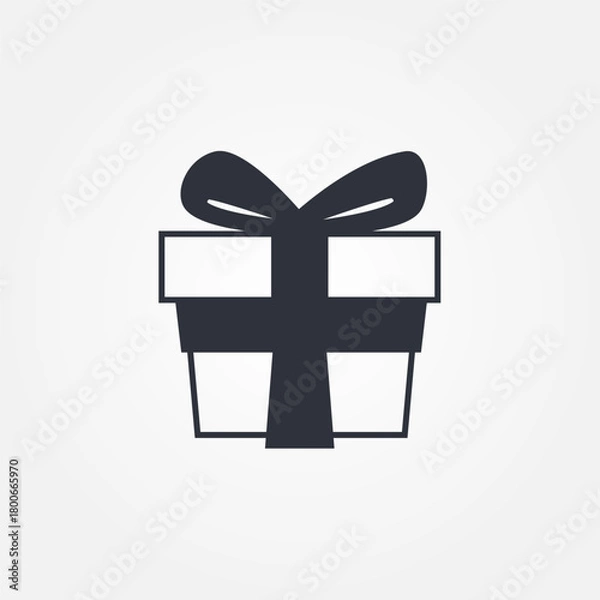 Fototapeta gift box icon symbol illustration vector eps10 logo template design pattern seamless bright minimal design flat design realistic style simple design modern design