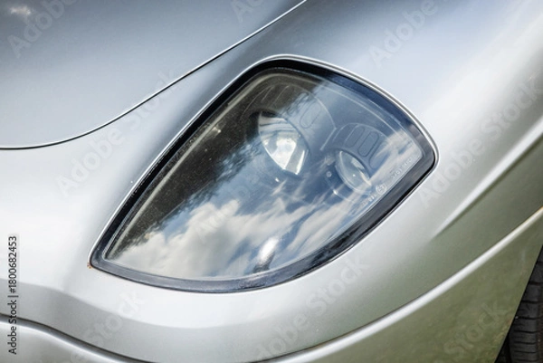 Obraz 古い自動車のヘッドライト　Headlight of the old car