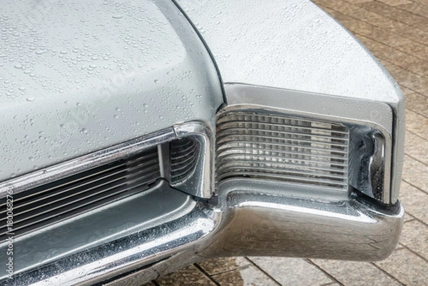 Obraz 古い自動車のヘッドライト　Headlight of the old car