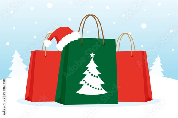 Obraz Christmas shopping