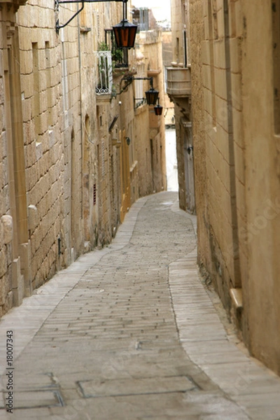 Obraz Mdina Street, Malta