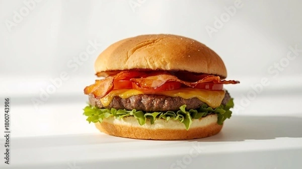 Obraz hamburger on a plate