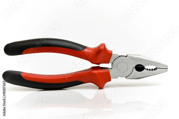 Obraz Black and red pliers