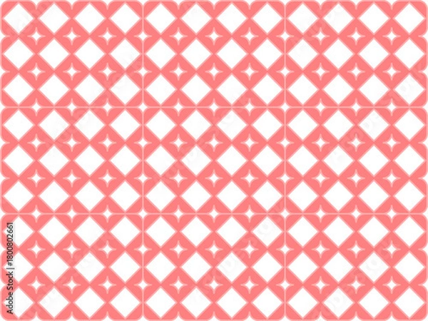 Obraz geometric pattern BATIK PINK