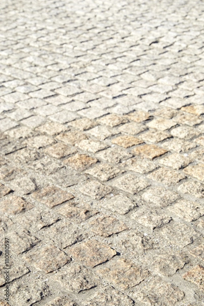 Fototapeta 背景素材　石畳の道